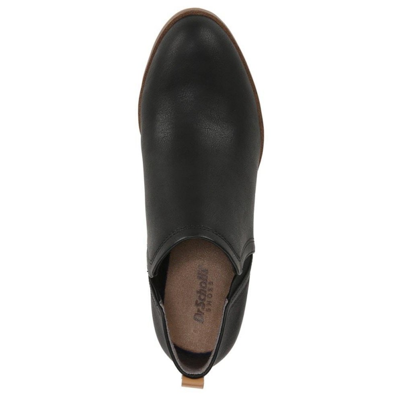Black Synthetic Women's Dr. Scholl's Laurel Ankle Boots | 60253-VWNO
