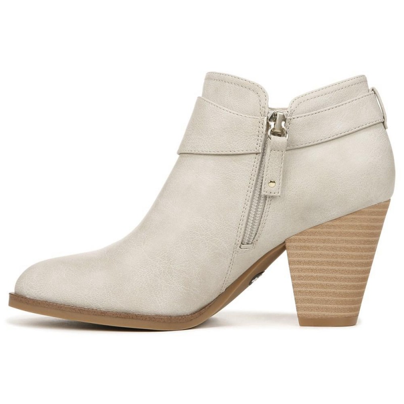 Grey Synthetic Women's Dr. Scholl's Kickstart Block Heeled Boots | 38091-ZBOX
